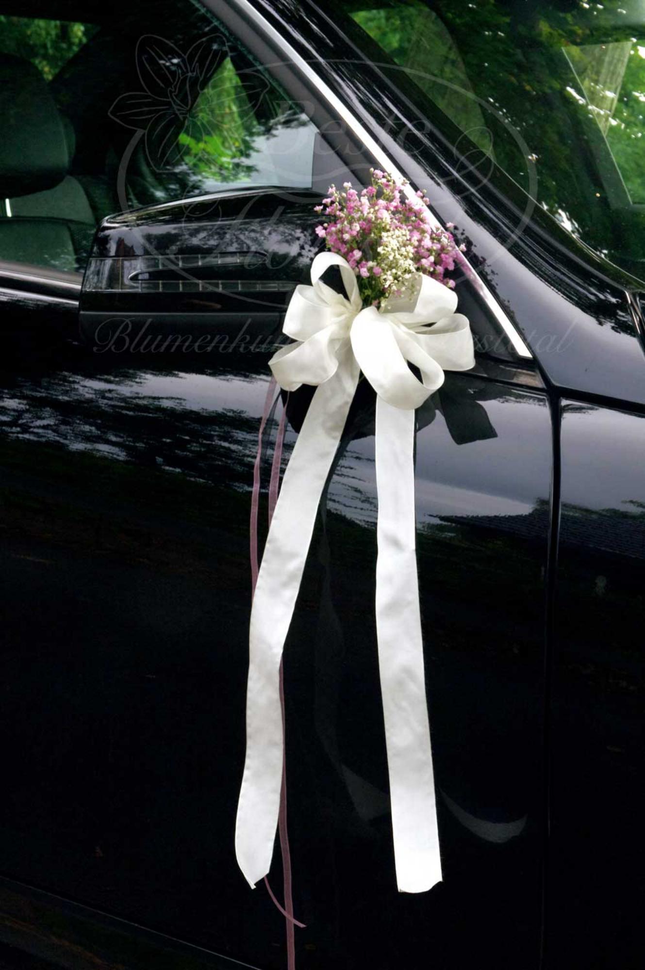 Blumenschmuck für Fahrzeuge  Autoschmuck Hochzeitsfloristik